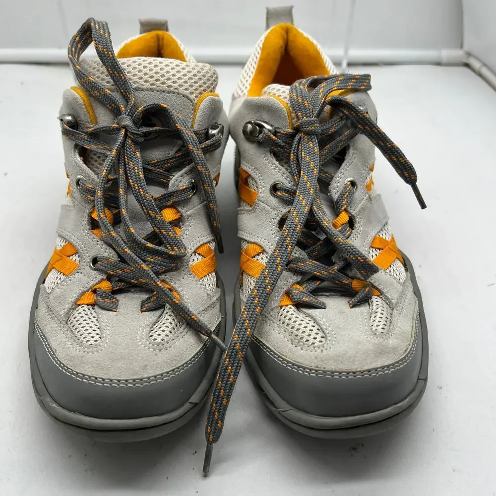 Gravity Defyer GDEFY Shoes Womens 8 Gray Yellow Sneakers